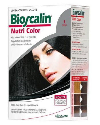 Bioscalin Nutri Color 1 Nero Trattamento Colorante