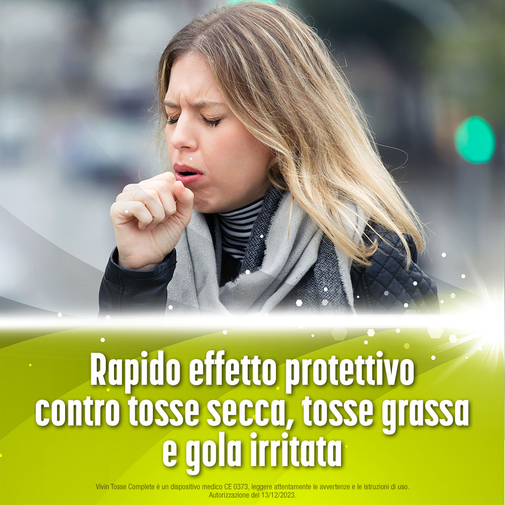 Vivin Tosse Complete 3in1 Tosse Secca, Grassa, Mal Di Gola Sciroppo 150 ml