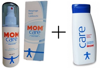 Mom Care Bipack Trattamento Antipidocchi Lozione+Shampoo