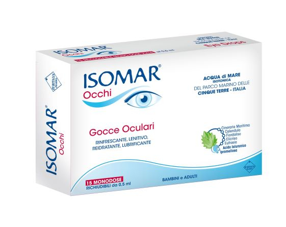 Isomar Occhi - Gocce oculari monodose - 15 flaconcini