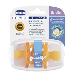 Chicco Physio Gommotto Caucciu 16-36M 2 Pezzi