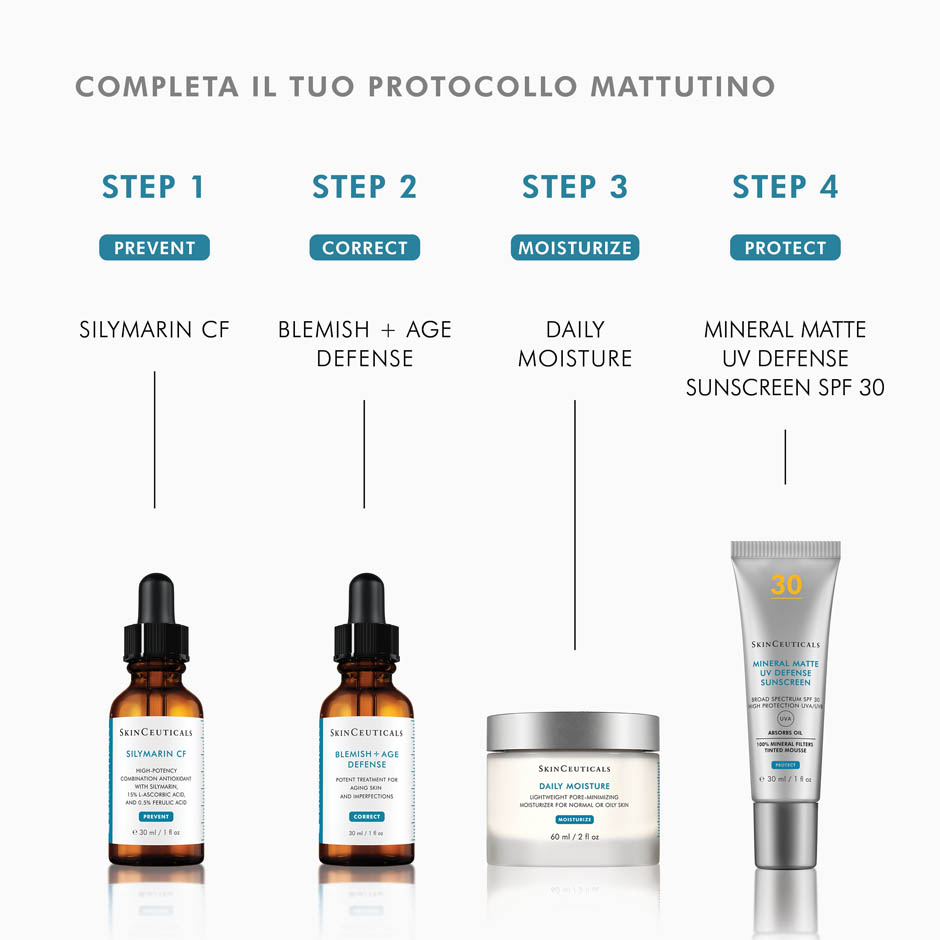 SkinCeuticals Silymarin CF Siero antiossidante con Vitamina C pura ideale per pelli grasse 30 ml