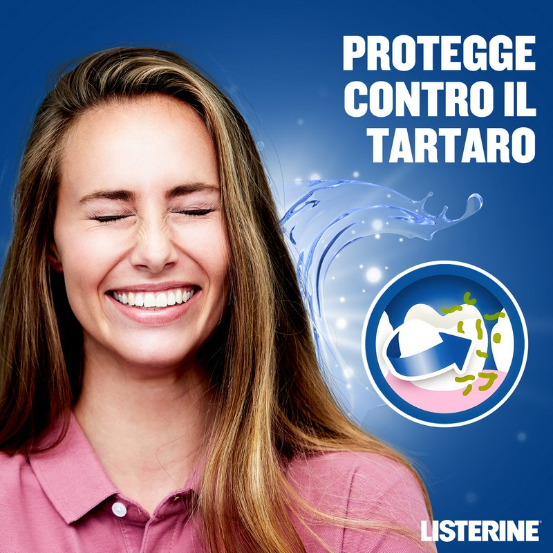 Listerine Colluttorio, Total Care, Protezione Tartaro, 500ml