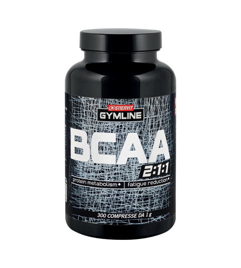 Gymline Muscle BCAA Integratore di Aminoacidi Ramificati Con Vitamine 300 Compresse