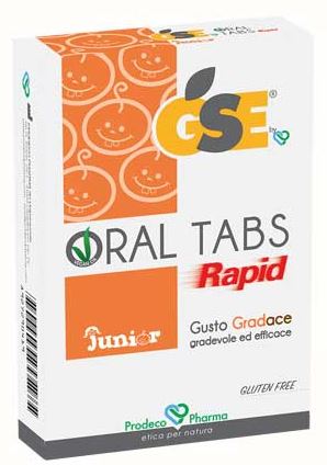 Gse Oral Tabs Rapid Junior Per Il Benessere della Gola 12 Compresse