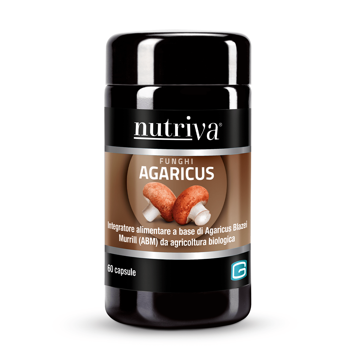 Nutriva Agaricus ABM Integratore 60 Capsule vegetali