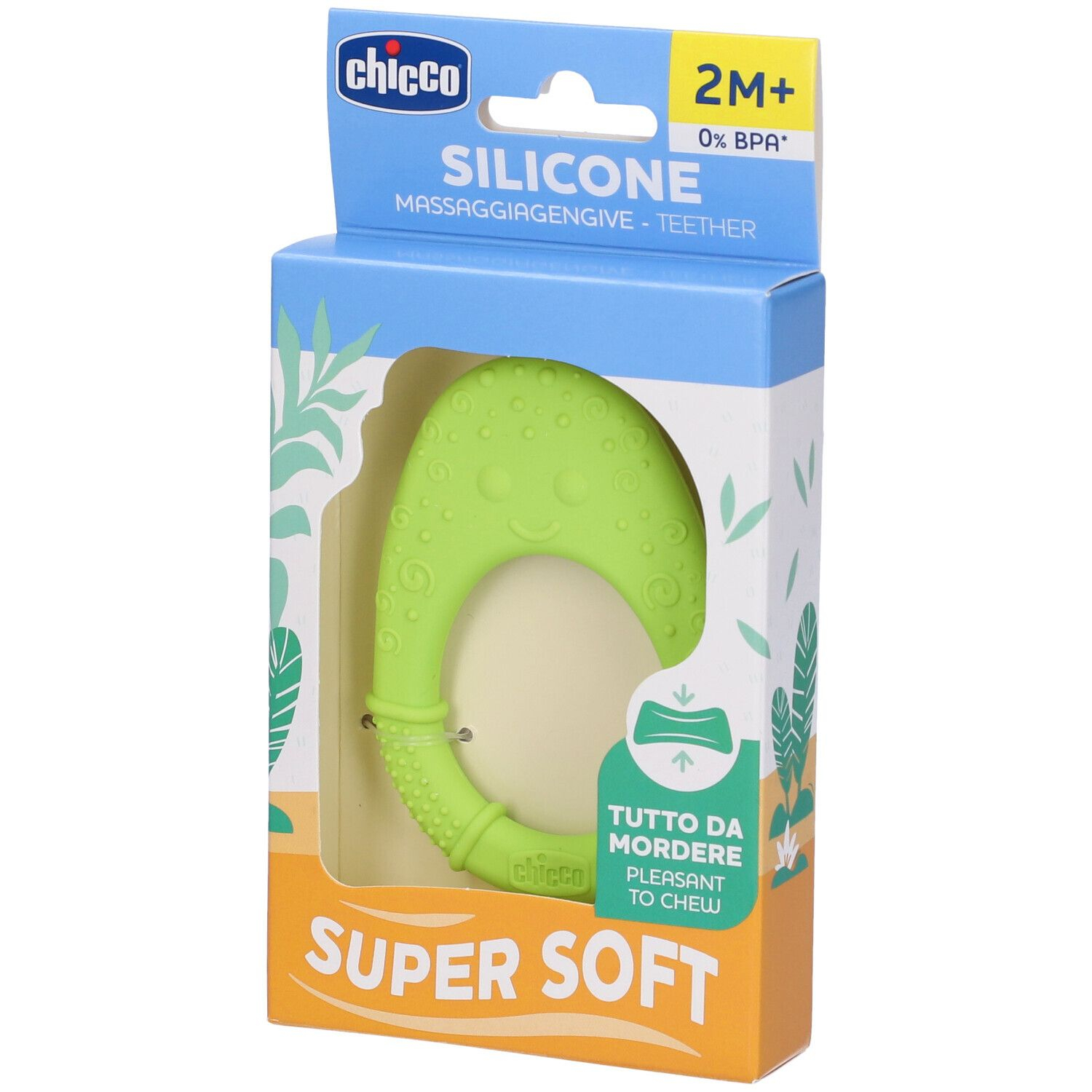 Chicco  massaggiagengive SOFT 100% silicone 4M+