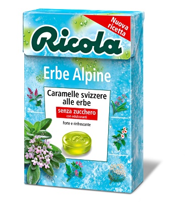 Ricola Erbe Alpine Caramelle Svizzere alle Erbe Senza Zucchero 50 g