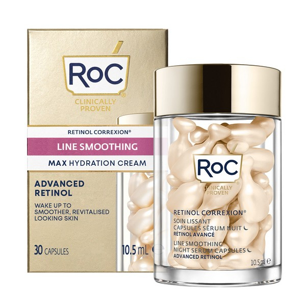 ROC Retinol Correxion Line Smoothing Siero Viso Notte Levigante - Siero antirughe in capsule - 30 capsule