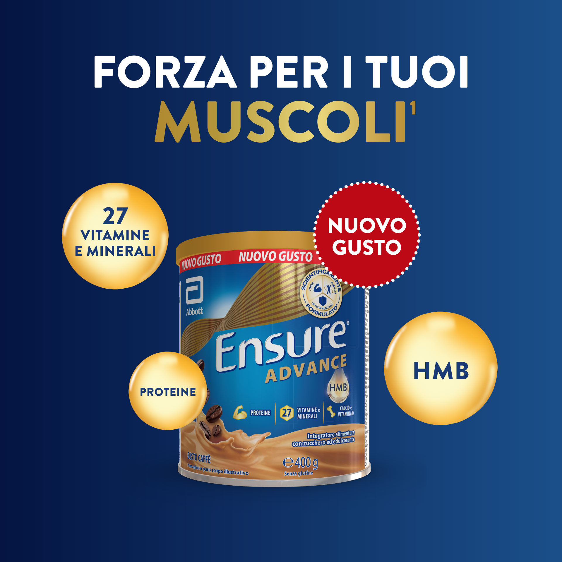 ENSURE ADVANCE CAFFE' 400G