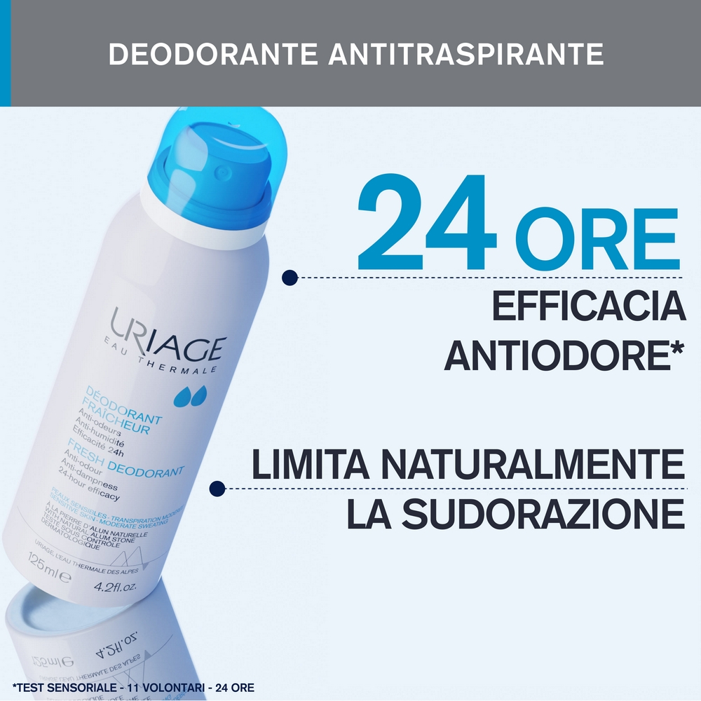 Uriage Deodorante Fraicheur Spray Antibatterico 125 ml