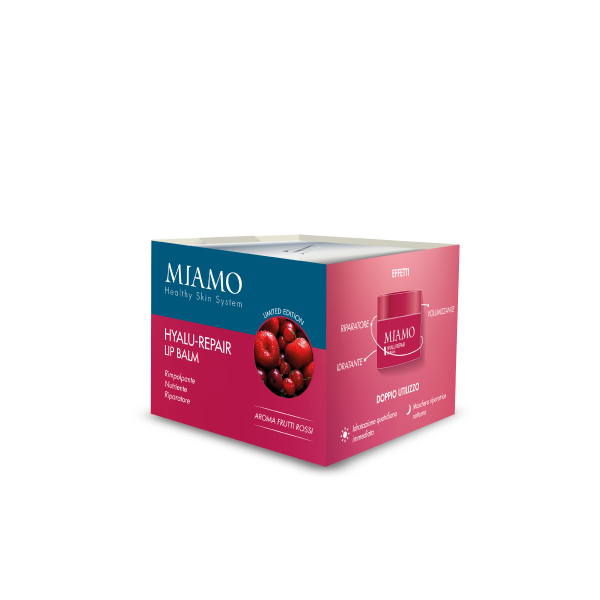 Miamo Hyalu Repair Lip Balm Balsamo Labbra Rimpolpante – Nutriente – Riparatore ai Frutti Rossi 15ml