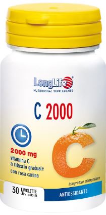 Longlife C2000 t/r antiossidante e vitaminico 30 tavolette