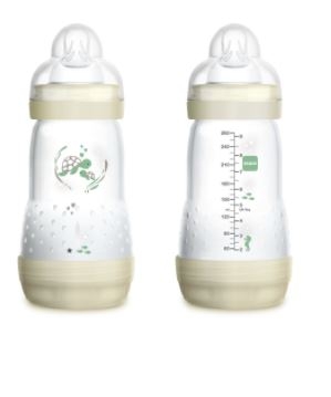 MAM Easy Start Anti-Colic 260ml  Biberon  260 ML confezione doppia - colore neutro 2m+