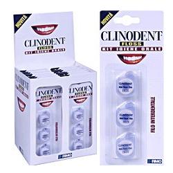 Clinodent Floss Filo Interdentale Blister 3 Fili 15 m