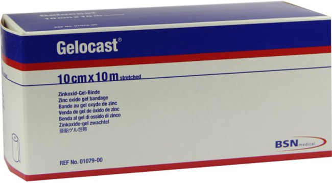 Gelocast Benda Elastica Ossido di Zinco m 10x10 cm
