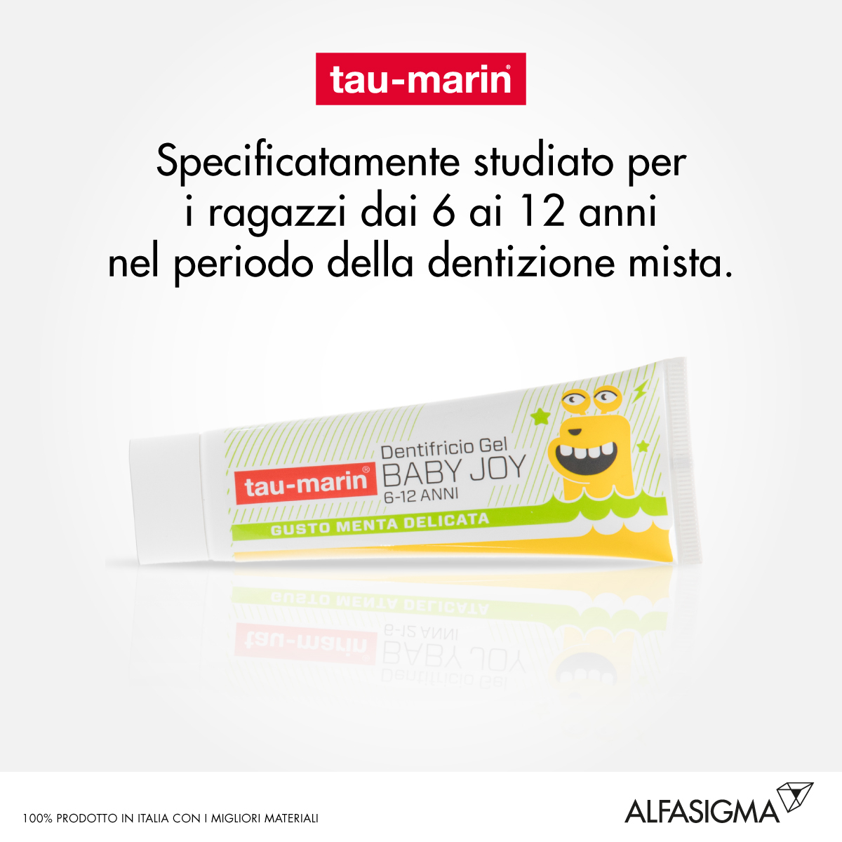 Tau-Marin Dentifricio Baby Joy Anti Carie 6-12 Anni