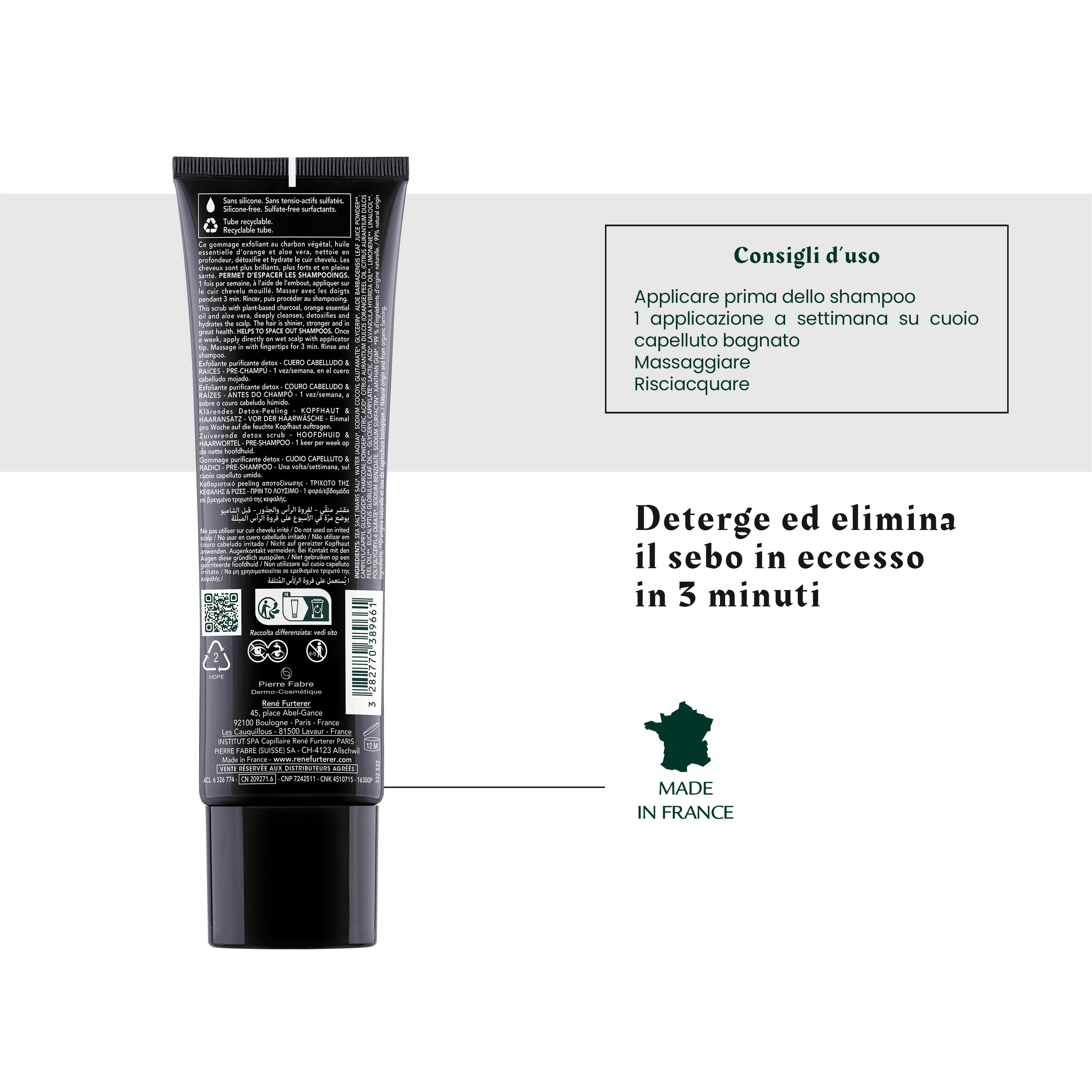 René Furterer Head Spa - Scrub Gommage Purificante Per Cuoio Capelluto 150 ml