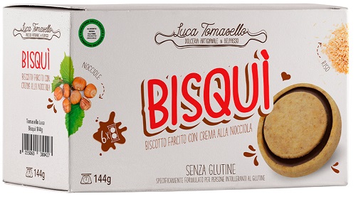 L TOMASELLO Bisqui Biscotto Crema Nocciola