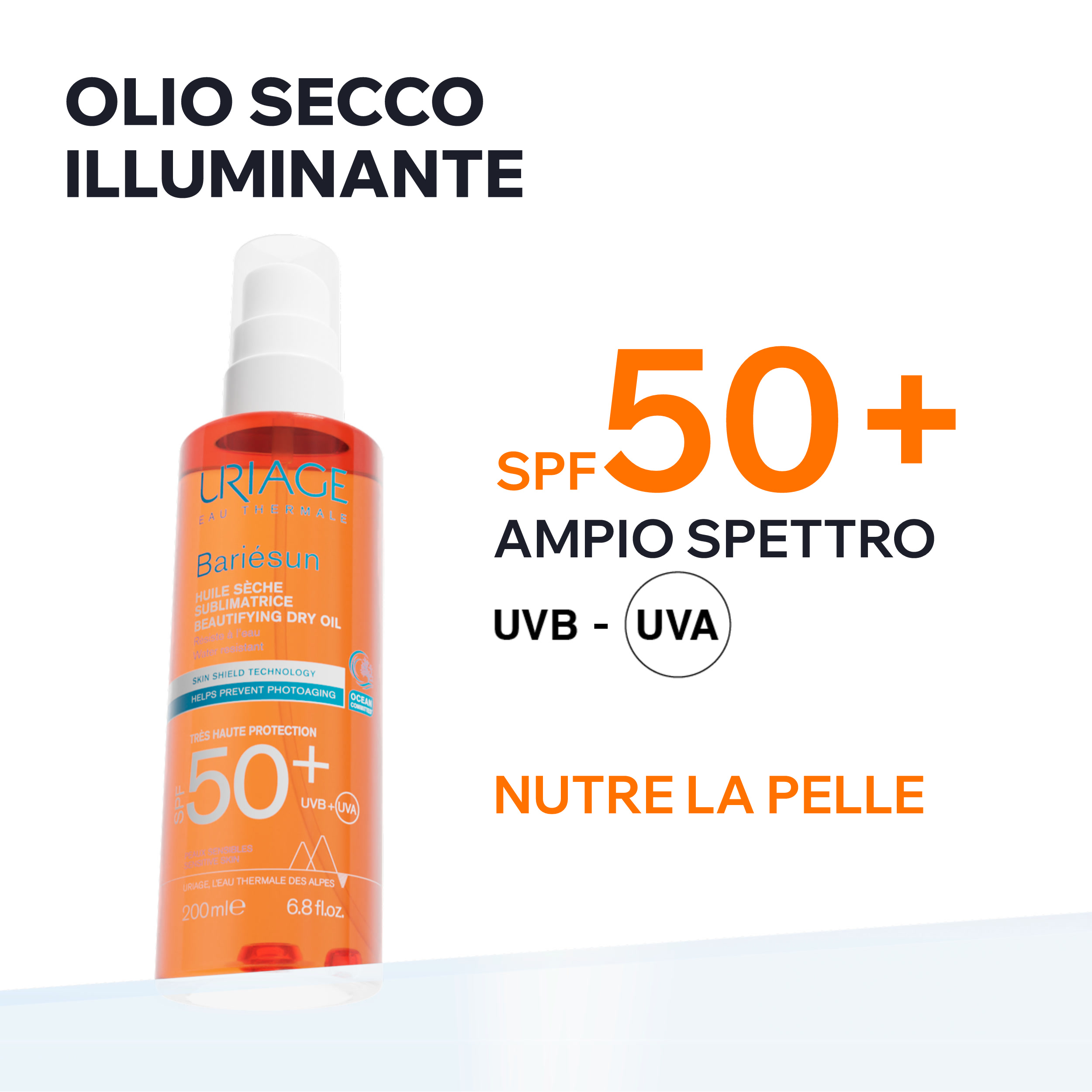 BARIESUN SPF50+ OLIO SEC 200ML