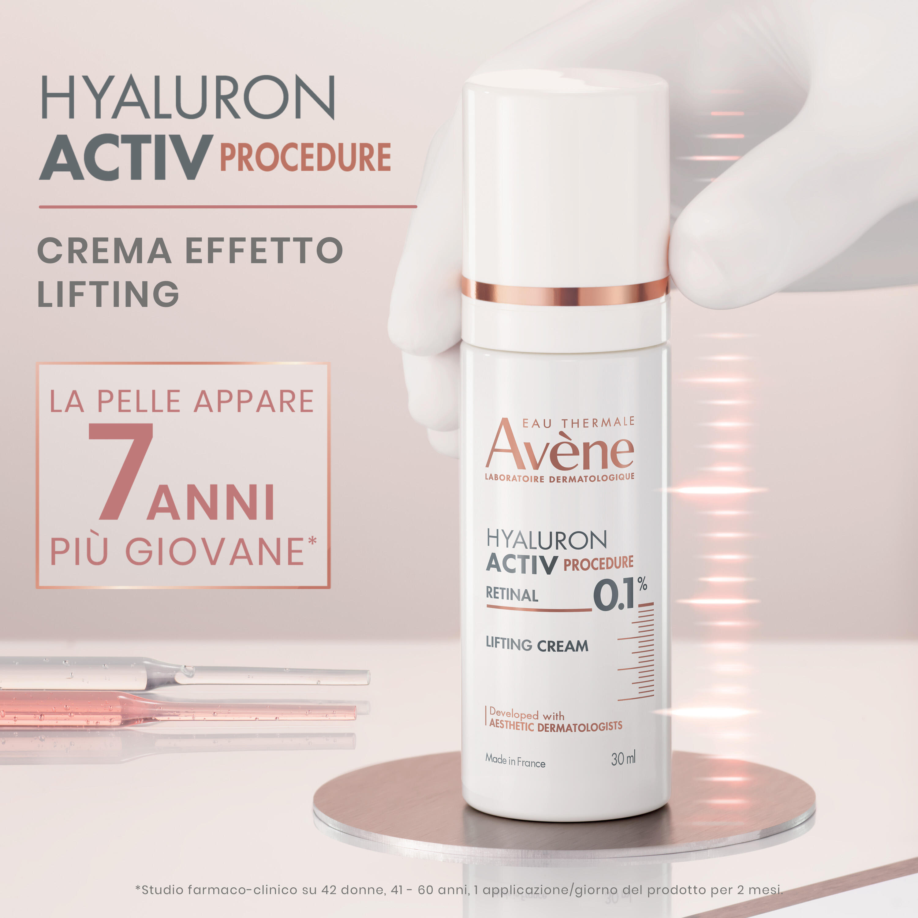 Eau Thermale Avène HYALURON ACTIV PROCEDURE Crema Effetto Lifting - Retinal 0.1% - ANTIETA