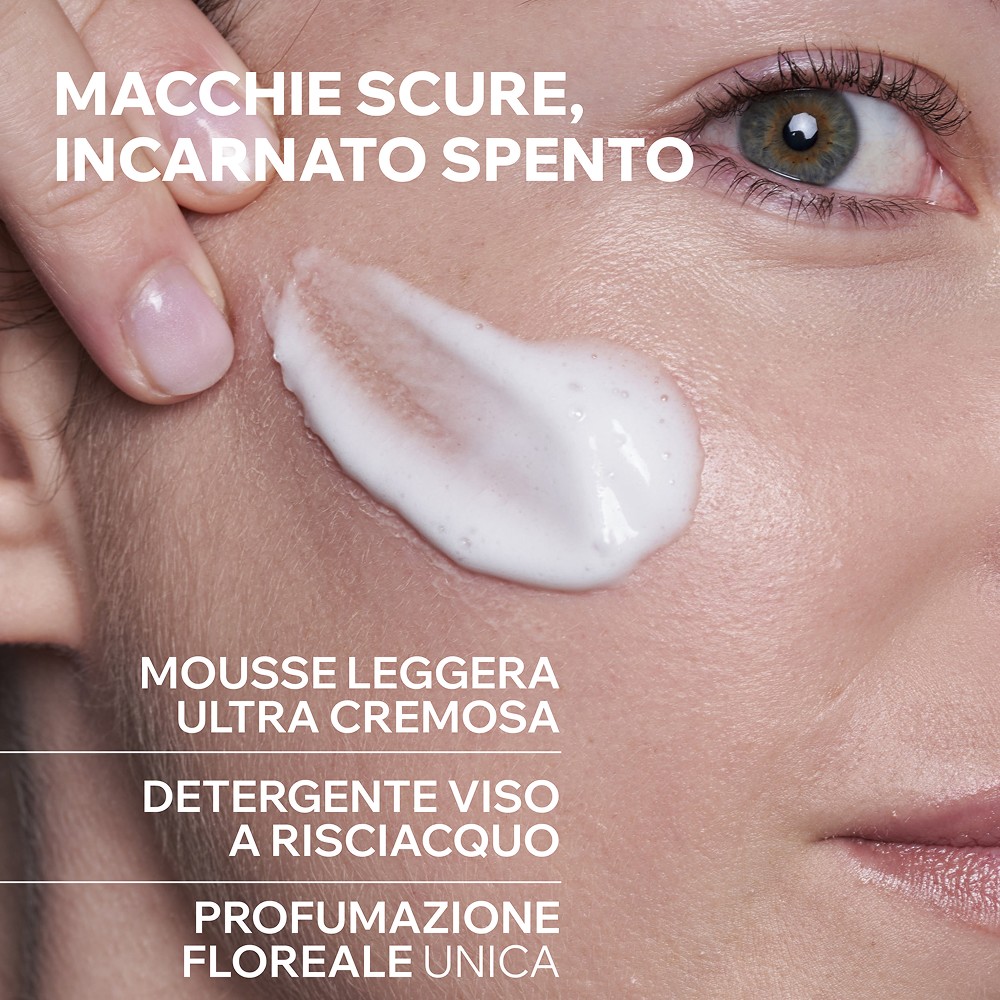 Uriage Dépiderm - Crema Mousse Detergente Illuminante Anti-Macchie Viso 100 ml