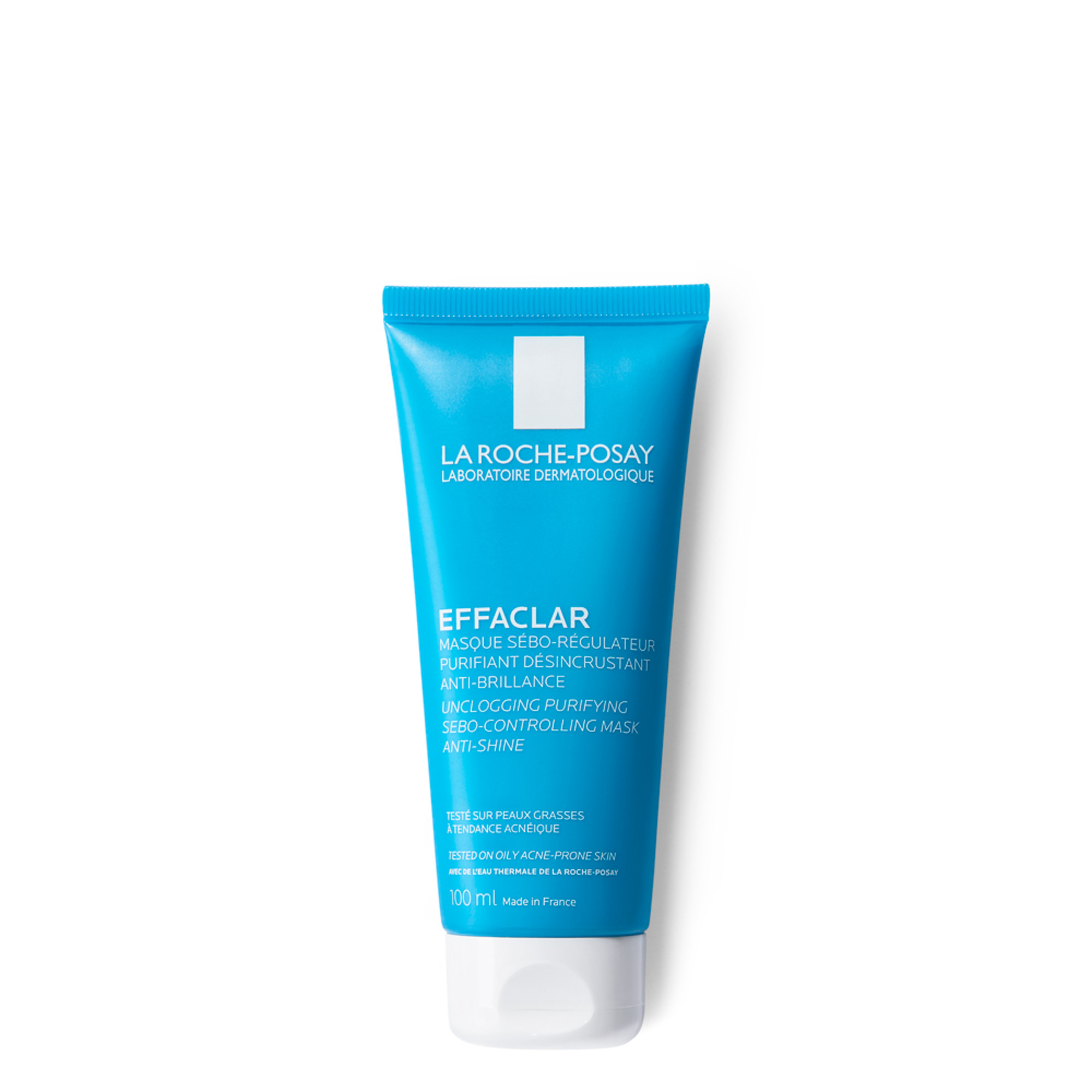 La Roche-Posay Effaclar - Maschera Sebo-Regolatrice Viso Per Pelle Mista, Grassa O A Tendenza Acneica 100 ml