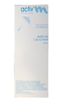 Activ M Cerotti In Silicone 4x30 cm 5 Pezzi