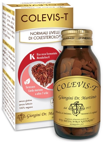 Colevis-T - Integratore per il colesterolo - 180 pastiglie