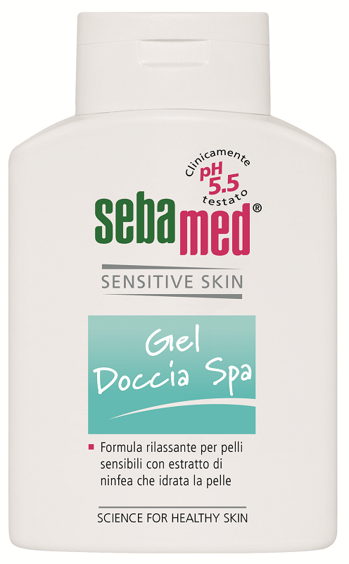 Sebamed Gel Doccia Spa, Gel Seboregolatore, Formula Rilassante Ed Idratante, Per Pelli Sensibili, Idrata E Rispetta Il Ph Della Pelle, Ph 5.5, 200 Ml