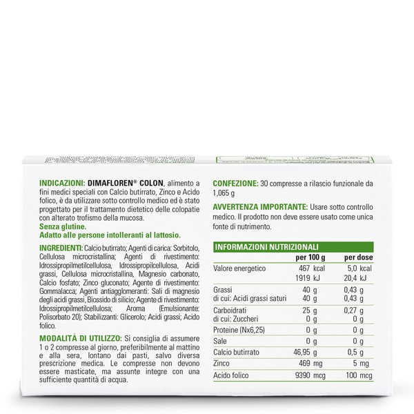 DIMAFLOREN COLON 30CPR