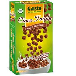 Giusto Senza Glutine Cioco Tondo Palline di Mais Soffiato al Cacao 250 g