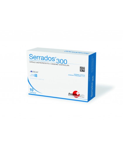 Serrados 300 Integratore per Infenzioni 10 Capsule