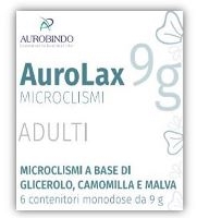 Aurolax Microclismi adulti stitichezza occasionale 6 microclismi