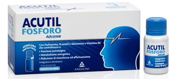 Acutil Fosforo Advance - Integratore per memoria e concentrazione - 10 flaconcini
