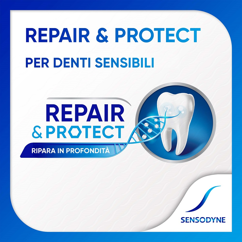 Sensodyne Repair&Protect Dentifricio Quotidiano Denti Sensibili Igiene Dentale Extra Fresh 75ml