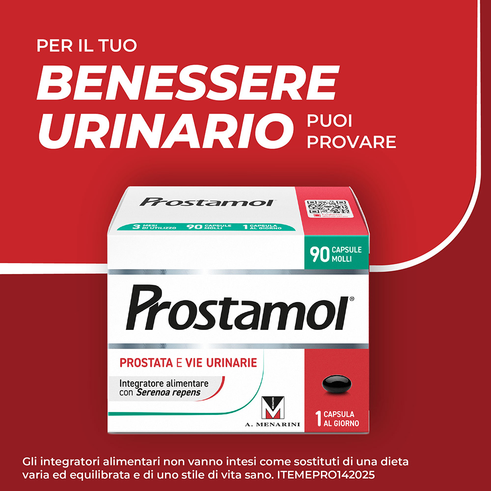 Prostamol Integratore Prostata e Vie Urinarie 90 Capsule Molli