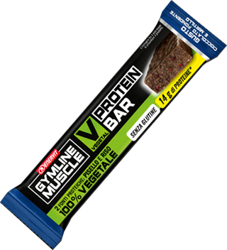 Gymline Muscle Vegetal Barretta Proteica Cioccolato Fondente e Mirtillo 60 g