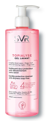 SVR Topialyse Gel Detergente Delicato Protettivo Antisecchezza 400 ml