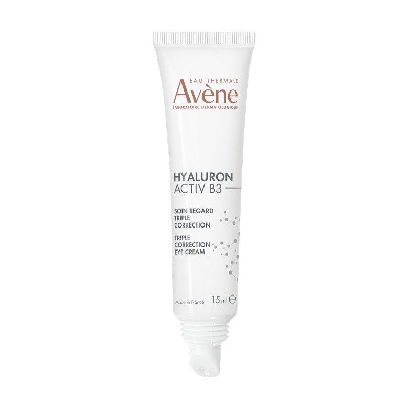 Eau Thermale Avène Hyaluron Activ B3 Trattamento contorno occhi tripla correzione anti-età, borse e occhiaie, 15ml 