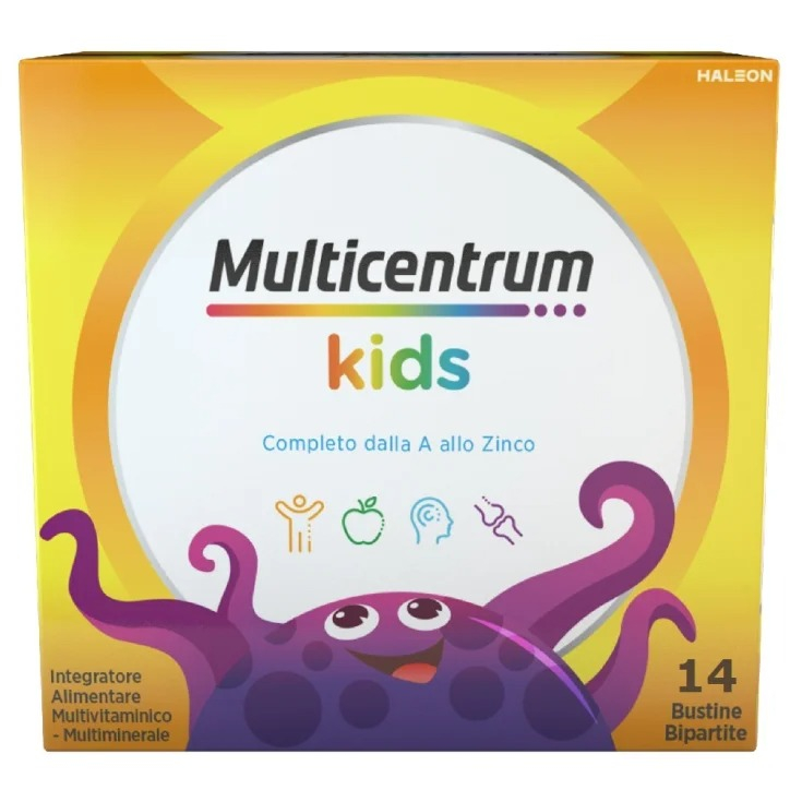 Multicentrum Baby Integratore Alimentare Multivitaminico Multiminerale Vitamine Bambini 3+ 14 Bst