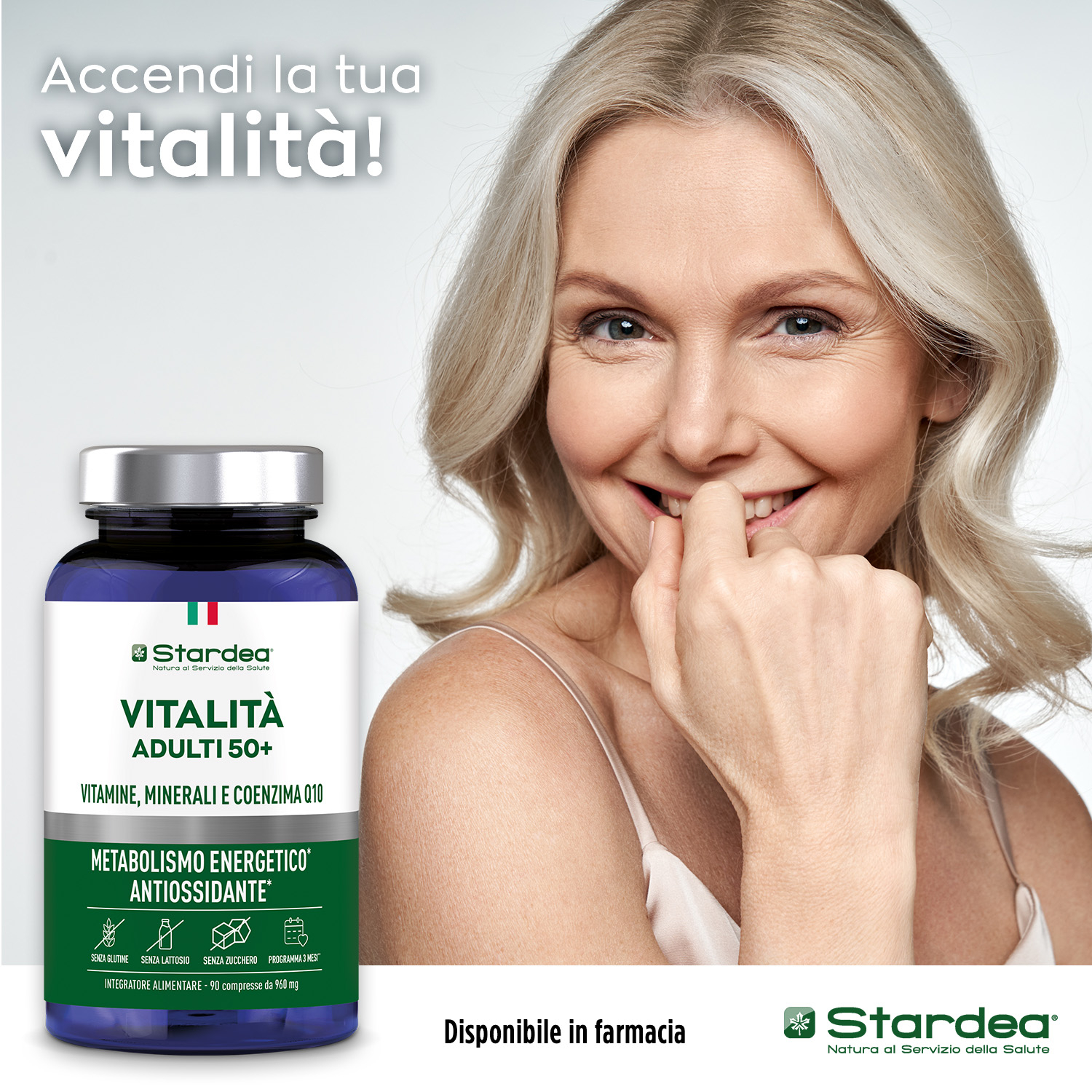 STARDEA VITALITA'  Compresse - INTEGRATORE ALIMENTARE  VITAMINE, MINERALI E COENZIMA Q10