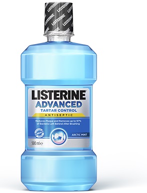 Listerine Advanced Tartar Control Collutorio Contro Il Tartaro 500 ml