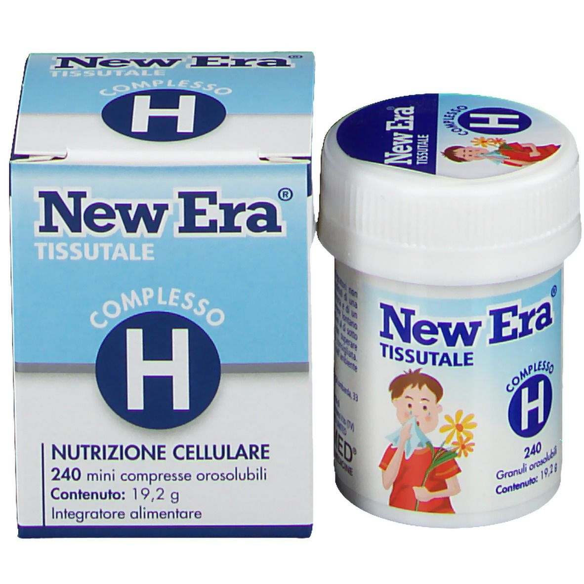 New Era Tissutale Complesso H Integratore Benessere Vie Respiratorie 240 Granuli