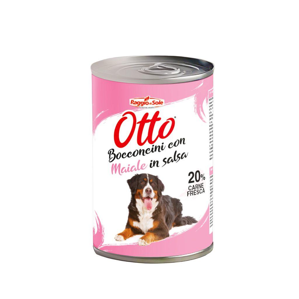 RAGGIO DI SOLE OTTO CANE BOCCONI SALSA MAIALE 1,25KG (lattina)