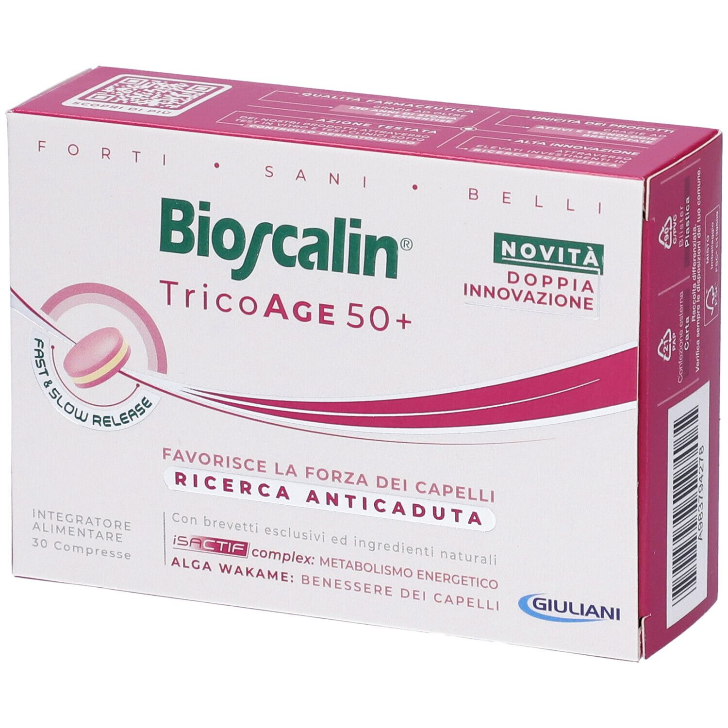 BIOSCALIN TRICOAGE 30CPR