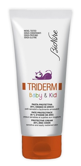 Bionike Triderm Baby&Kid Pasta Protettiva Bambini 20% Ossido di Zinco 100 ml