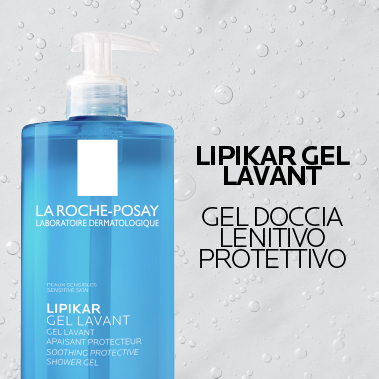 La Roche-Posay Lipikar - Gel Lavant Gel Doccia Detergente Delicato Per Pelle Secca E Sensibile 1 Litro