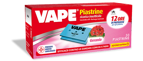 Vape Ricarica Piastrine Fragranza Geranio 30 Pezzi