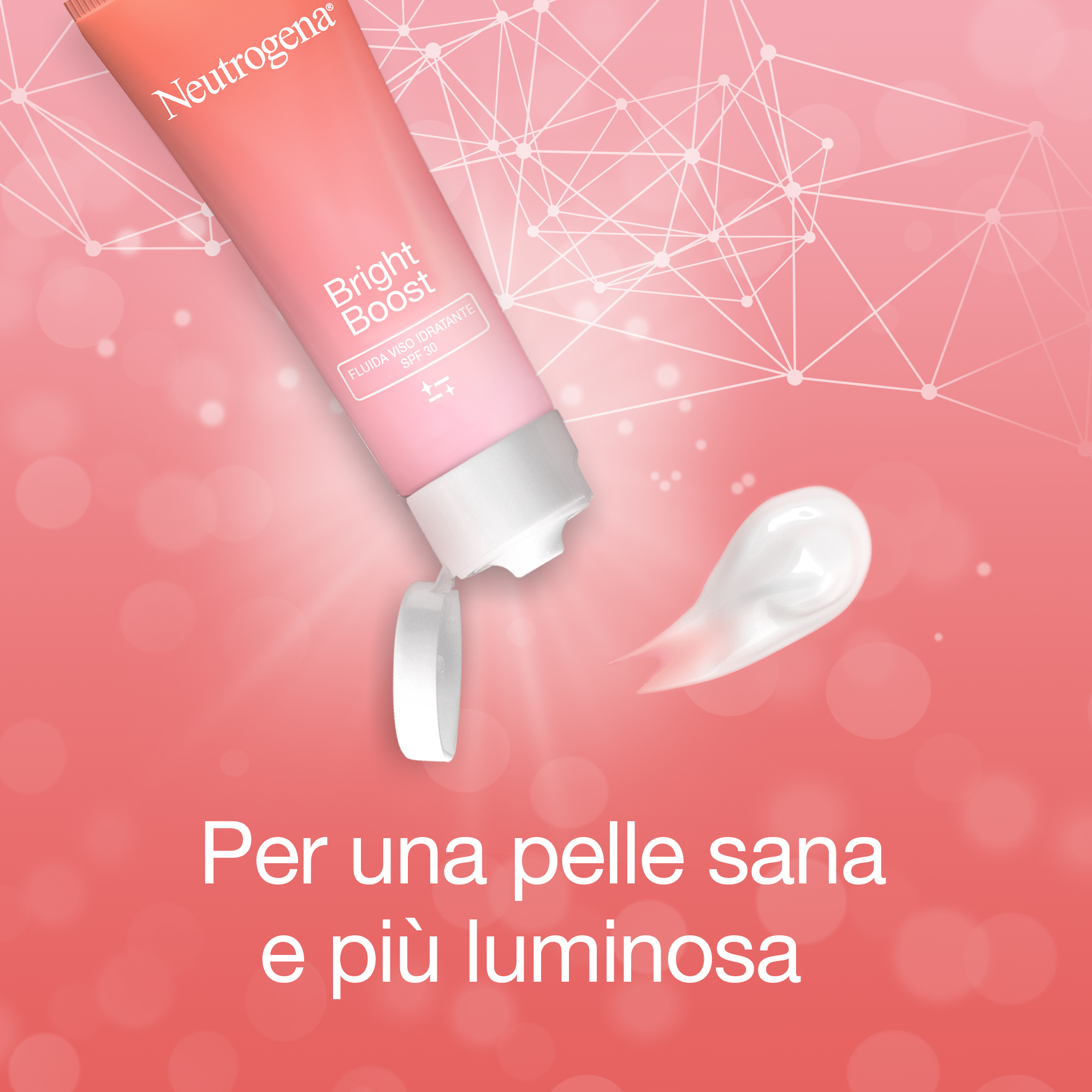 Neutrogena Bright Boost Fluida Idratante per tutti i tipi di pelle SPF 30 con Neoglucosamina  50 ml